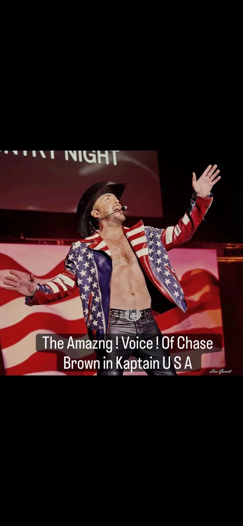 Chase Brown in Kaptain USA